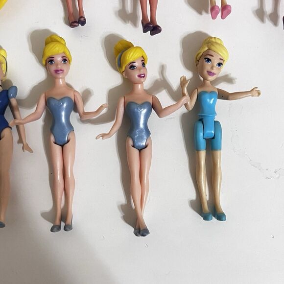 Disney Princess Little Kingdom MagiClip Dolls Lot of 23 Ariel Cinderella Aurora - Picture 8 of 15